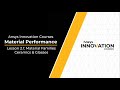 Properties and Applications of Glass and Ceramics