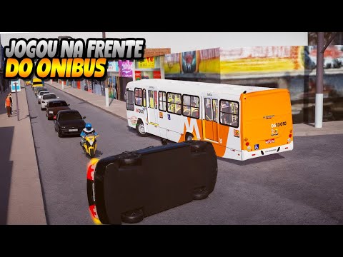 ONIBUS CAPOTOU O CARRO NO MEIO DA AVENIDA - PROTON BUS SIMULATOR
