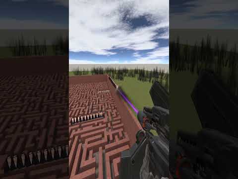 Destroying Rosalia Bizcochito in Big Maze Nextbot Gmod
