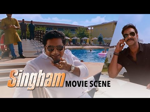 Kajal Ne Kiya Ajay Devgn Ko Challenge | Singham | Movie Scene