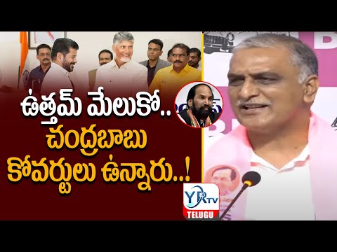 ఉత్తమ్ మేలుకో.. చంద్రబాబు కోవర్టులు ఉన్నారు || Harish Rao  Comments On Uttam Kumar Reddy