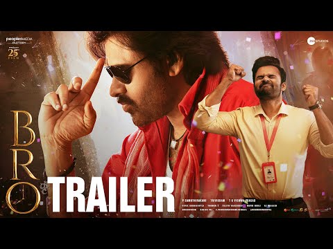 BRO Trailer | Pawan Kalyan | Sai Tej | Trivikram | Samuthirakani | ThamanS | July 28th Release