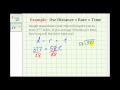 Understanding Distance, Rate, and Time