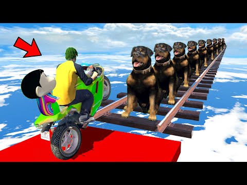 SHINCHAN vs DUDE | Ultimate Los Santos Ramp Challenge in GTA 5