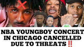 NBA Youngboy Concert Cancelled By Chicago Police Due To Safety Reason Because Of King Von & Durk