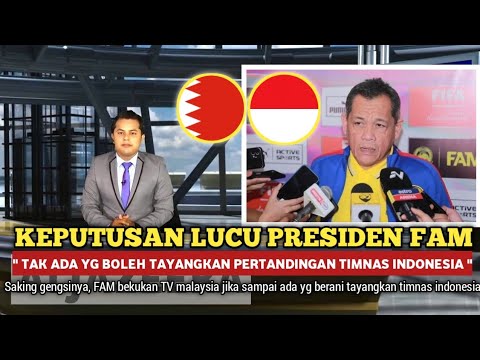🔴 BIKIN NGAKAK - TV Malaysia malah lakukan hal kocak ini pada timnas indonesia, padahal TV top dunia