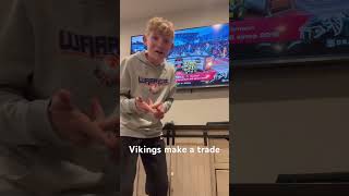 Vikings make a trade