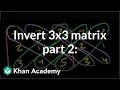 Matrix Inversion and Determinants