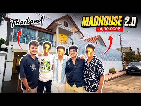 New Mad House 🏠 Bootcamp House Tour | We Bought 4,00,000₹ Villa in Thailand 🇹🇭 - Jash Dhoka Vlogs