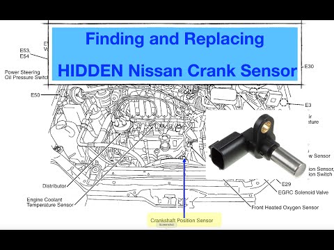 Finding and Replacing Nissan hidden crank sensor