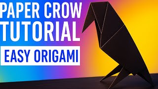 How to Make a Paper Crow – Easy Origami Tutorial