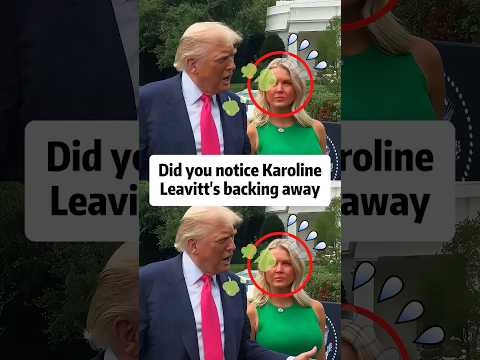 Did you notice Karoline Leavitt’s backing away? -1 #shorts#trump#karolineleavitt#celebrity#actor