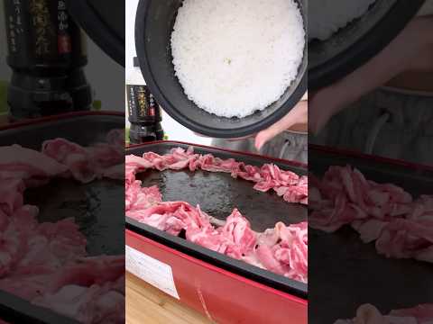 焼肉とペッパーライス