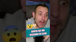 😱 EQUIPOS que van a DESCENDER en LALIGA según la IA 📉 #fútbolespañol #futbol