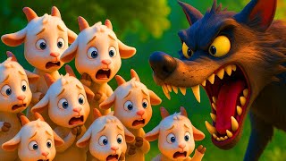 los 7 cabritos y el lobo EN 4K!#cuentosinfantiles #cuentosparadormir