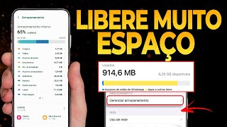 COMO LIBERAR MUITO ESPAÇO no CELULAR com 3 APPS GRÁTIS (Sem Apagar Nada!)