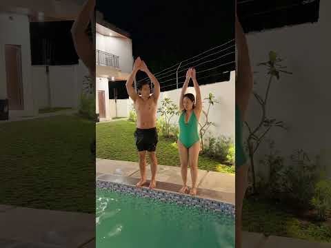 Me learning how to dive