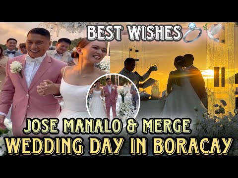 Jose Manalo & Mergene Maranan Full video of their Wedding Day in Boracay | Nakakaiyak ang kasal nila