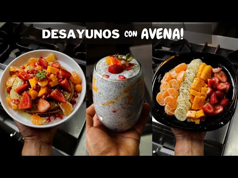 3 Formas de Preparar AVENA para el Desayuno - Rico y Saludable | Abelca
