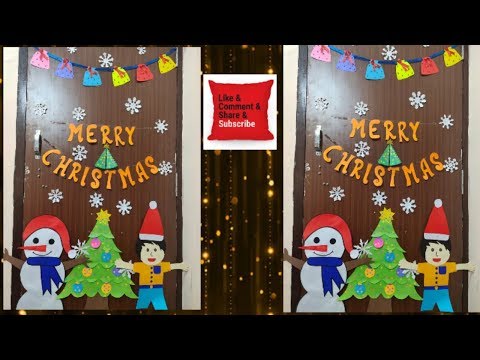 Christmas school decoration | Christmas door...