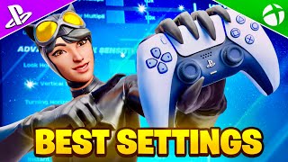 NEW BEST Controller Settings & Sensitivity in Season 4 (Fortnite Tutorial)