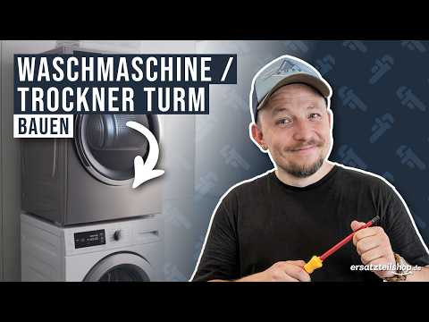 Wasch Trocken Säule bauen