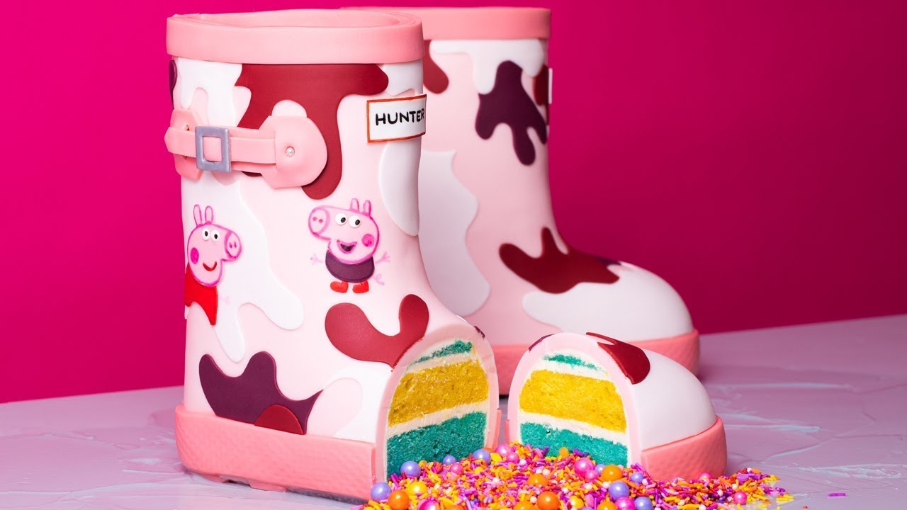 Peppa Pig Boots CAKE! How To Cake It with