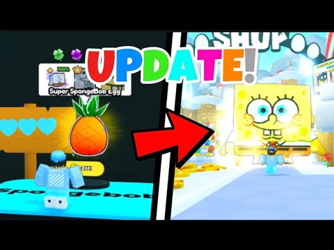 🍍Spongebob Update In Pet Simulator 99 Modded! 🍍