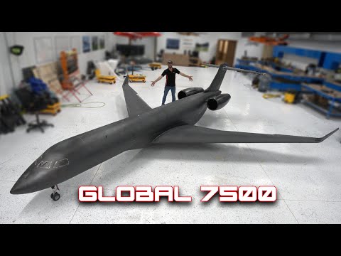 Building a giant scale Global 7500 RC private jet, Part 1