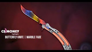 Butterfly Knife Marble Fade Gameplay