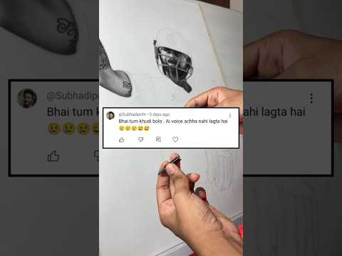 Why I use AI❓  | Virat Kohli Drawing | Part -3 | #viratkohli #drawing #ai