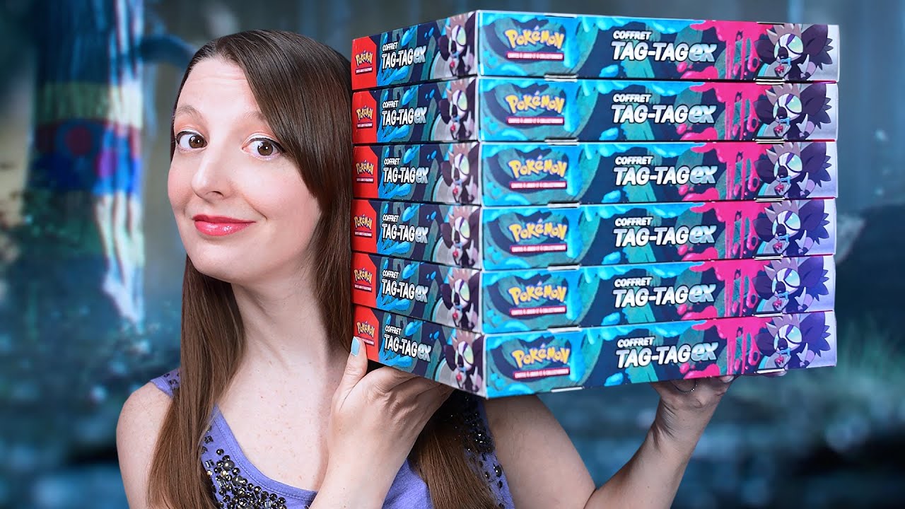 Ouverture de 6 Coffrets Tag-Tag EX Pokémon !