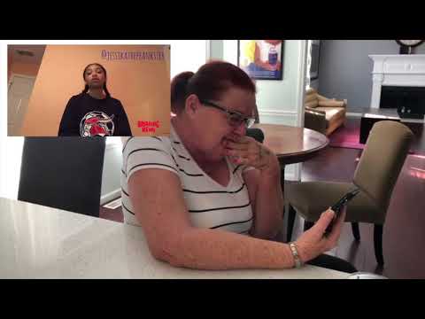 My mom's so cute when she cries. Watch moms response to my post thanking her.