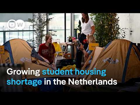 YouTube video thumbnail: Netherlands: Housing Shortage Hits Students