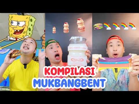 KOMPILASI MUKBANGBENT | MAKAN EMOJI LUCU | MAKAN SESUAI WARNA | EATING SHOW