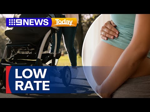 YouTube video thumbnail: Australia's Birth Rate Drops to Record Low 