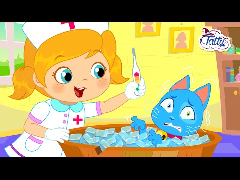 Tatty e Misifu um desenho animado sobre um hospital e cuidados médicos | Episódios Completos