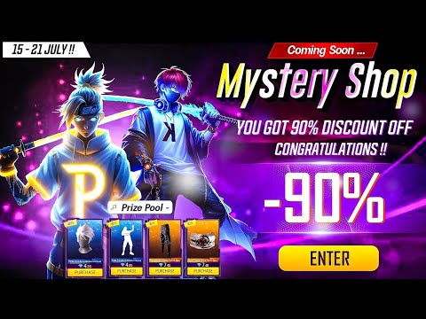 MYSTERY SHOP FREE FIRE | FREE FIRE MYSTERY SHOP OCTOBER MONTH BOOYAH PASS DISCOUNT | FF NEW EVENT