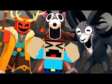 ¡NUEVOS JEFES EN 99 NOCHES EN EL BOSQUE (EL CARNERO) + ADMIN ABUSE | ROBLOX