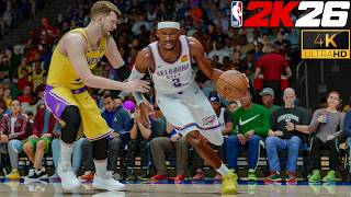 NBA 2K26 | Lakers vs Thunder Full Gameplay | Realistic TV Broadcast Camera | PS5 4K UHD