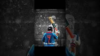 Art vs artist ft. ms dhoni #trending #cricket #indianbatsman #edit