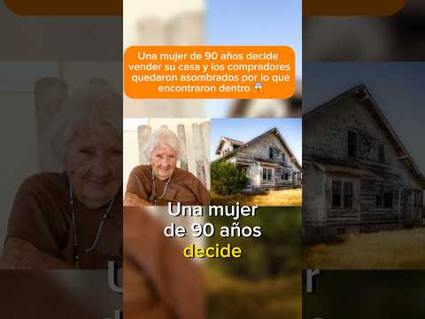 Una mujer de 90 años decide vender su casa y los compradores quedaron asombrados por lo que encon…