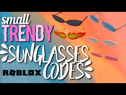 sun glasses code for roblox
