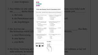 Fit für den Deutsch-Test für Zuwanderer A2-B1