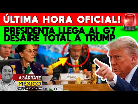 LUNES DEFINITIVO! PRESIDENTA LLEGA A CUMBRE G7. REUNIÓN CON TRUMP TENDRÁ QUE ESPERAR. TOMALAA