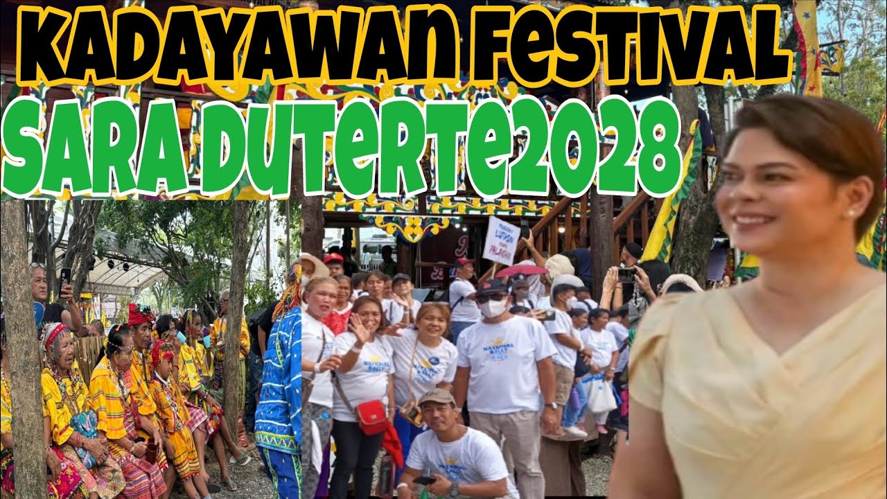 VP SARA DUTERTE DINUMOG NG TAO SA KADAYAWAN FESTIVAL DAVAO CITY/08/07/2026