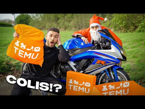 J’AI REÇU 150€ DE COLIS TEMU MOTO!📦😍 {On test tout !}