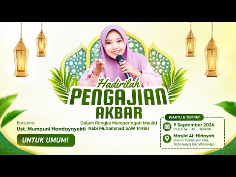 Live Ustadzah Mumpuni di Margasari Sidamulya Wanareja Cilacap
