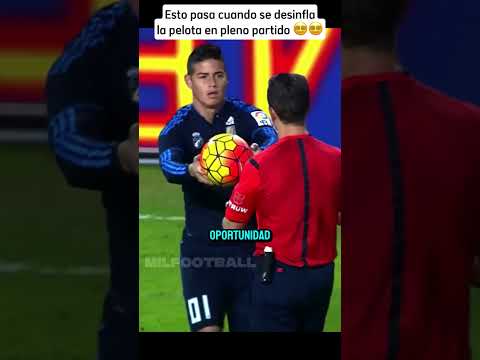Esto pasa cuando se desinfla la pelota