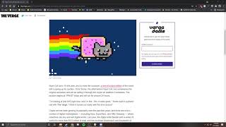 How to get the nyan cat NFT FREE!!!!!!!